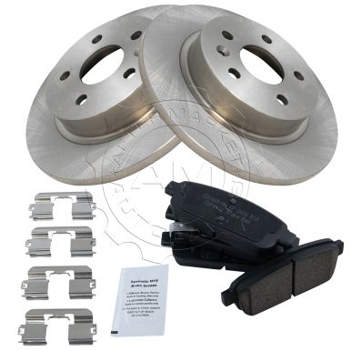 6-Piece Front Disc Brake Rotors & Ceramic Pads Kit For Chevy Trax (2013-2017) & Buick Encore