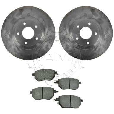 2003-2004 Nissan Murano Front Semi-Metallic Brake Pad & Rotor Kit - AM