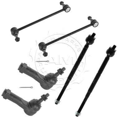Front Suspension Kit For Chevy HHR 2006-2009 – Tie Rod Ends & Sway Bar Links (6pc)